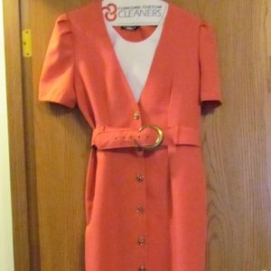 Coral dress